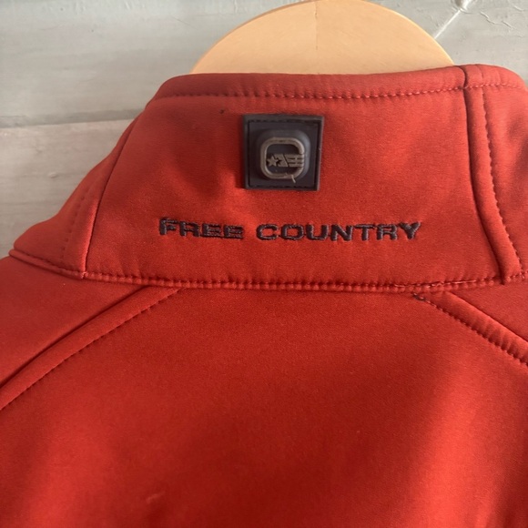 Free Country OrangeSoftshell Jacket - Picture 3 of 4
